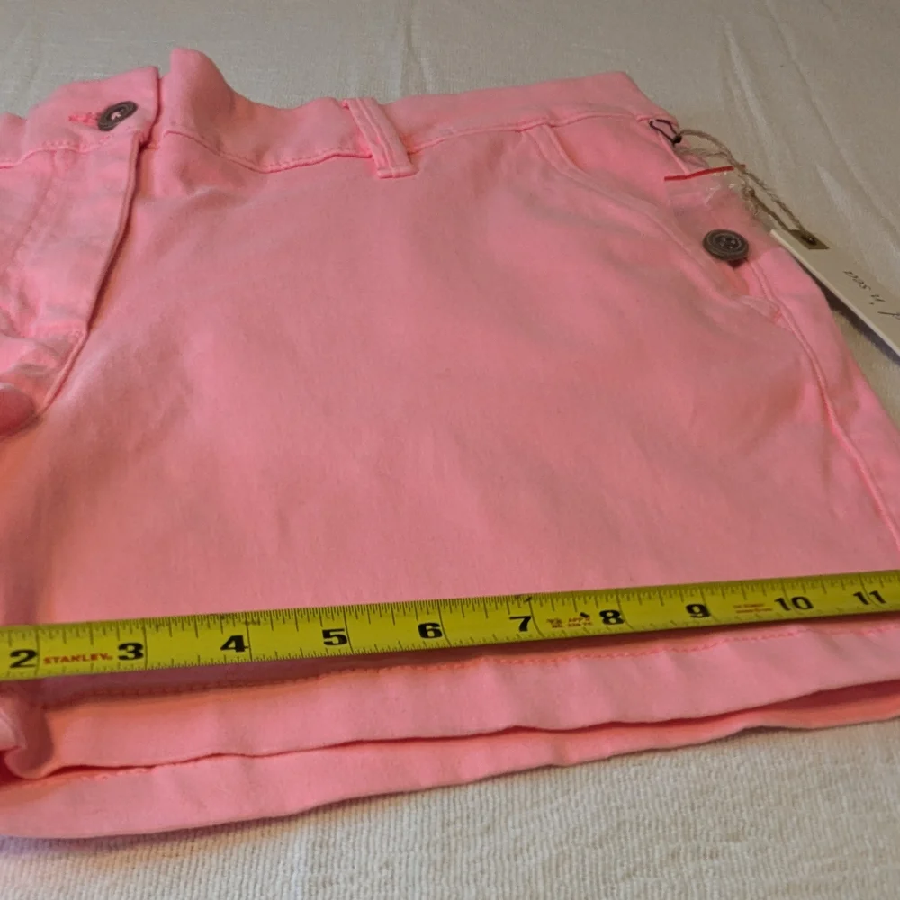 Chic High Waist Pink Women's Shorts - Picture 8 of 11